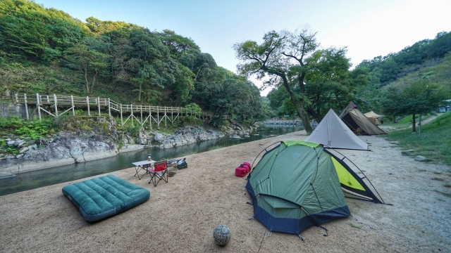 キャンプ中にお風呂に入るときの注意点